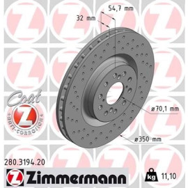 ZIMMERMANN Bremsscheibe 280.3194.20