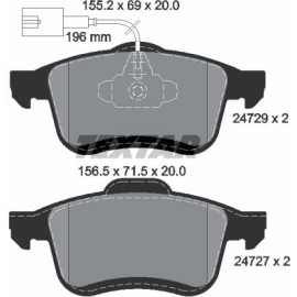 Bremsbelagsatz Fiat P. Doblo 10- 1.3-2.0/Opel Combo 12- Für 305-Mm-Scheiben 2 Sensoren 2472901
