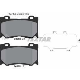 Bremsbelagsatz Nissan P. 370Z/Infiniti Fx/G37/Q70 09 2499401