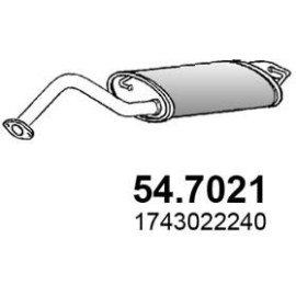 ASSO Endschalldämpfer 54.7021 ASSO Endschalldämpfer 54.7021
