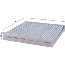 MAHLE Filter, Innenraumluft LAK 922 MAHLE Filter, Innenraumluft LAK 922