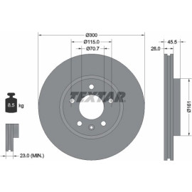 Bremsscheibe Opel P. Astra 09 92205605 Bremsscheibe Opel P. Astra 09 92205605