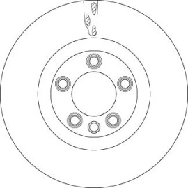 Bremsscheibe Vw T. Touareg 5.0 Tdi/6.0 04-10 DF6772S Bremsscheibe Vw T. Touareg 5.0 Tdi/6.0 04-10 DF6772S