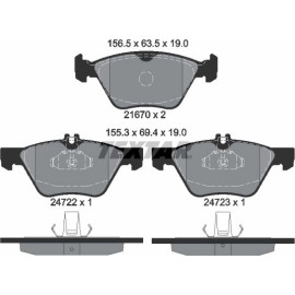 Bremsbelagsatz Db P. W211 03- 240-350B/Cdi 4Matic 2472201