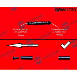DR.MOTOR Schlauchverbinder, Kraftstoffschlauch DRM0172Q