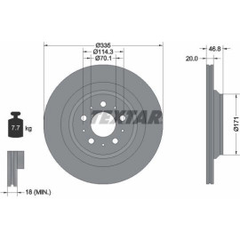Bremsscheibe 92343303 Bremsscheibe 92343303