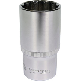 ZwÖlfkant-Steckschlüssel-Einsatz 32mm 1/2 Lang YT-12949