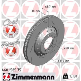 ZIMMERMANN Bremsscheibe 460.1585.75 ZIMMERMANN Bremsscheibe 460.1585.75