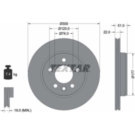 Bremsscheibe 92288503
