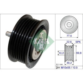 Umlenk-/Führungsrolle, Keilrippenriemen 532 0700 10