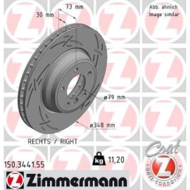 ZIMMERMANN Bremsscheibe 150.3441.55 ZIMMERMANN Bremsscheibe 150.3441.55