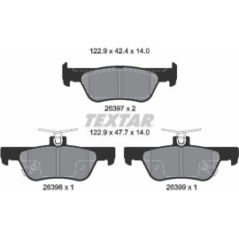 Textar Bremsbelagsatz 2639701 Textar Bremsbelagsatz 2639701