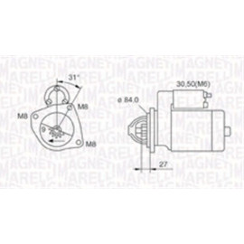 MAGNETI MARELLI Anlasser 063721203010