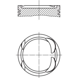 MAHLE Kolben 021 PI 00117 002