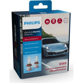 H11/H9 12/24V PGJ19-2 Ultinon Pro9200 HL 5800K NOECE 2 Stück Philips 11362U92X2