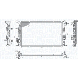 Magneti Marelli Motorkühler 350213200600