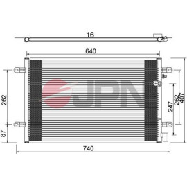 JPN Kondensator Klimaanlage 60C9073-JPN