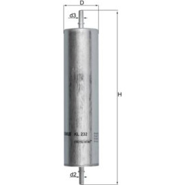MAHLE Kraftstofffilter KL 232 MAHLE Kraftstofffilter KL 232