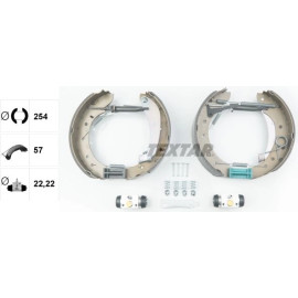 Satz Bremsbacken Citroen/Fiat/Peugeot Jumper,Relay,Ducato,Boxer 94 84049601