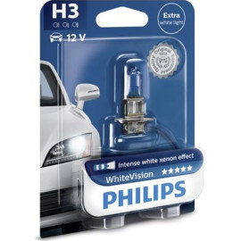 12336WHVB1 PHILIPS H3 Halogenlampe WhiteVision 12 V 55 W PK22s, 1 Stück - 12336WHVB1 - l 12336WHVB1 PHILIPS H3 Halogenlampe WhiteVision 12 V 55 W PK22s, 1 Stück - 12336WHVB1 - l