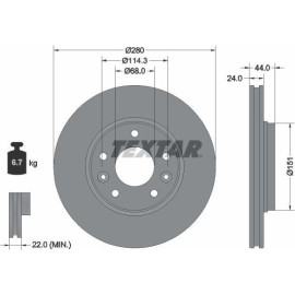 BREMSSCHEIBE 92346803