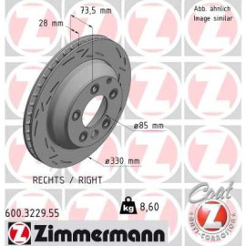 ZIMMERMANN Bremsscheibe 600.3229.55 ZIMMERMANN Bremsscheibe 600.3229.55