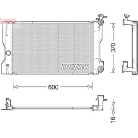 DENSO Kühler, Motorkühlung DRM50091