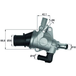 Integralthermostat TI 154 88