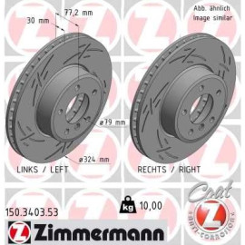 ZIMMERMANN Bremsscheibe 150.3403.53 ZIMMERMANN Bremsscheibe 150.3403.53