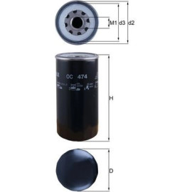 Mahle Original Ölfilter OC 474 Mahle Original Ölfilter OC 474