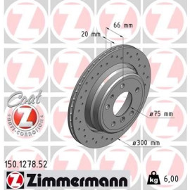 11 482 022 Sport Bremsscheibe HA Sport 150.1278.52