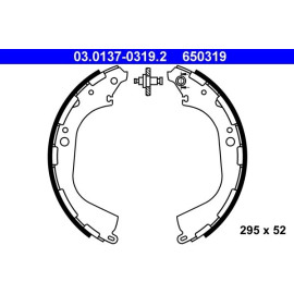 Bremsbackensatz 03.0137-0319.2