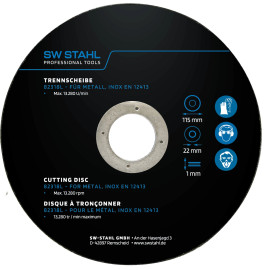 SW-Stahl Trennscheibe Dm 115 mm 10 tlg 82318L