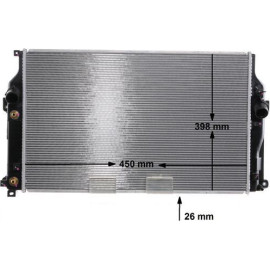 MAHLE Kühler, Motorkühlung CR 2271 000S