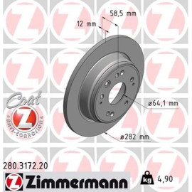 Zimmermann Bremsscheibe 280.3172.20 Zimmermann Bremsscheibe 280.3172.20