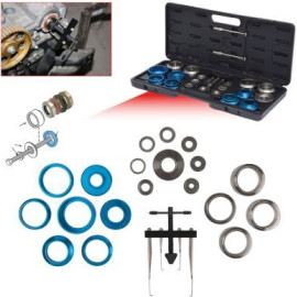 KS TOOLS Werkzeugsatz zur Montage von Wellendichtringen und Simmeringen, 24-teilig 700.1280