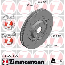 ZIMMERMANN Bremsscheibe 460.4530.75 ZIMMERMANN Bremsscheibe 460.4530.75