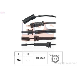 Sensor, Raddrehzahl 1.960.157