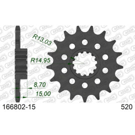 AFAM Ritzel 15 Zähne 166802-15