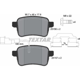Bremsbelagsatz Alfa T. Giulietta 1.4/1.6-2.0 Jtdm 10 2515601