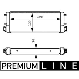 MAHLE Ölkühler, Motoröl CLC 169 001P