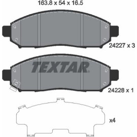 Bremsbelagsatz Nissan P. Navara 05 2422701