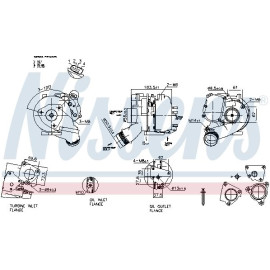 NISSENS Turbolader 93280