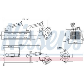 Nissens AGR-Kühler 989404 Nissens AGR-Kühler 989404