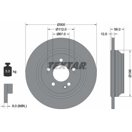 Bremsscheibe Db T.Vito 14 92272703