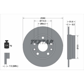 Bremsscheibe 92337703