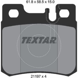 Textar Bremsbelagsatz 2119701 Textar Bremsbelagsatz 2119701