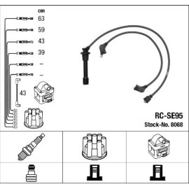 RC-SE95 NGK - Zündkabelsatz 8068