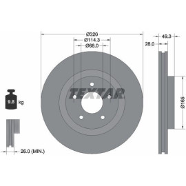 Bremsscheibe 92299403