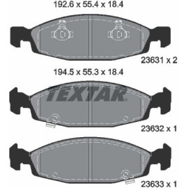 Bremsbelagsatz Jeep P. Grand Cherokee 99 2363101